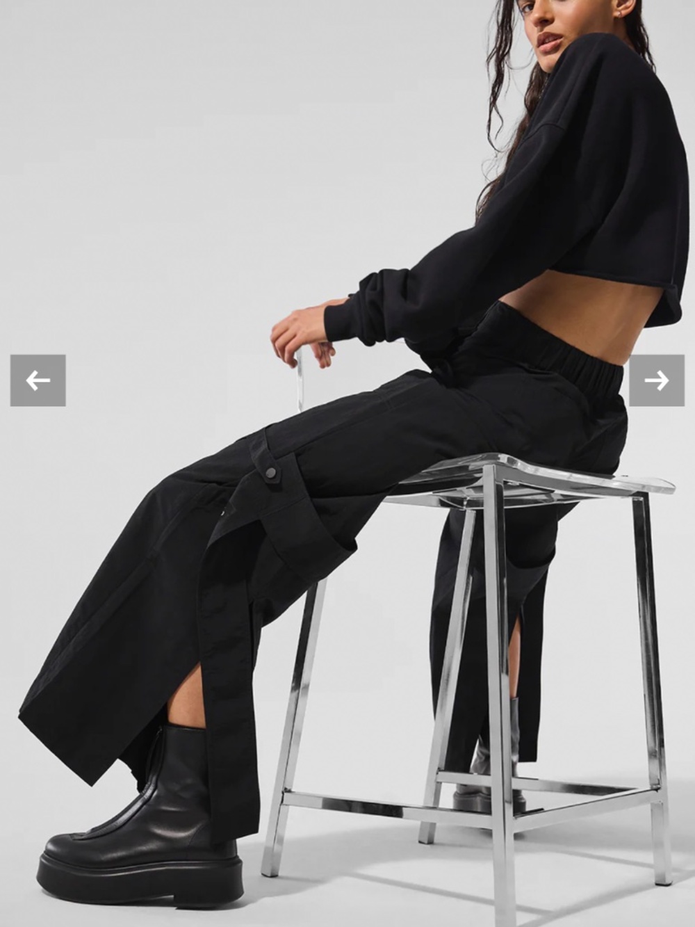 Alo High-Waist Voyager Trouser - Picture 3 of 5